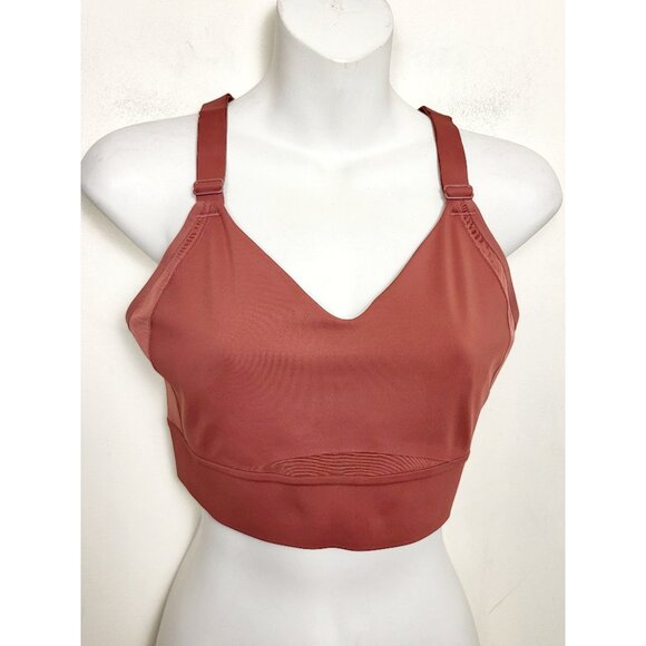 Brooks terracotta Interlace run / sports bra. Size 36C/D - Picture 1 of 4
